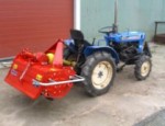 ISEKI mini traktor med fræser ISEKI mini traktor med fræser